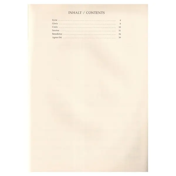 Missa in C major - KV 337 -Missa Solemnis - vocal score