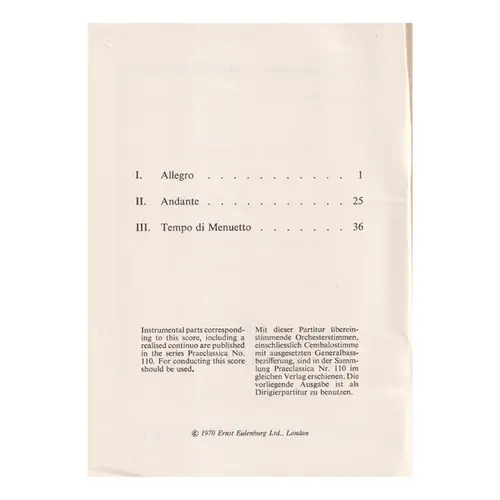 Sinfonia Concertante For 2 Violins Eb Major