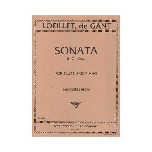 Sonata In G Minor (Flute)