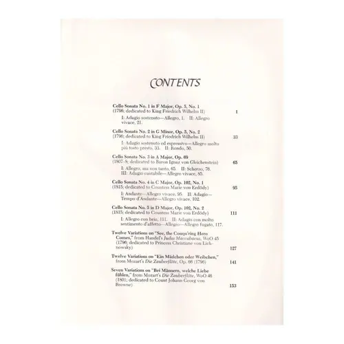 Complete Sonatas And Variations For Cello