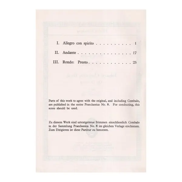 Sinfonia D Major Op.18 N.4