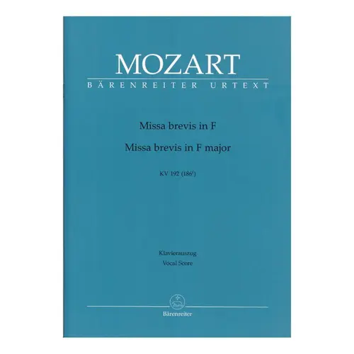 Missa Brevis In F Major - Kv 192 (186 F)