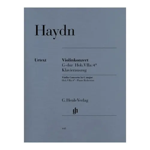 Violin concerto in G major Hob.VIIa:4 - piano reduction
