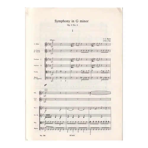 Symphony G Minor   Op.6 N.6