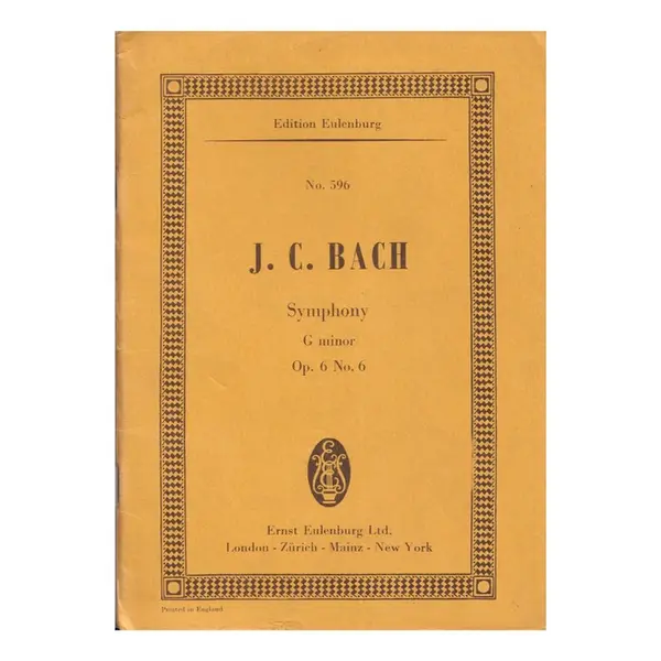 Symphony G Minor   Op.6 N.6