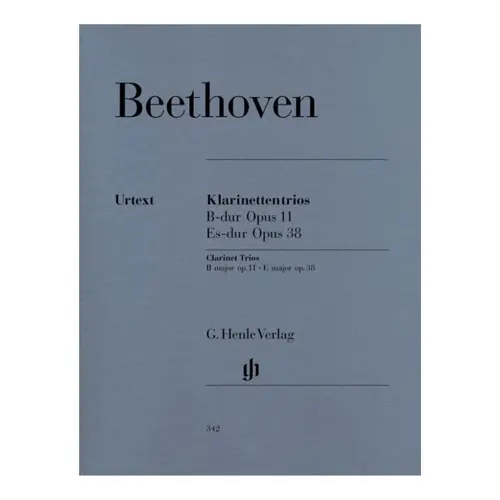Klarinetten-Trios - Op.11 E 38 - Urtext