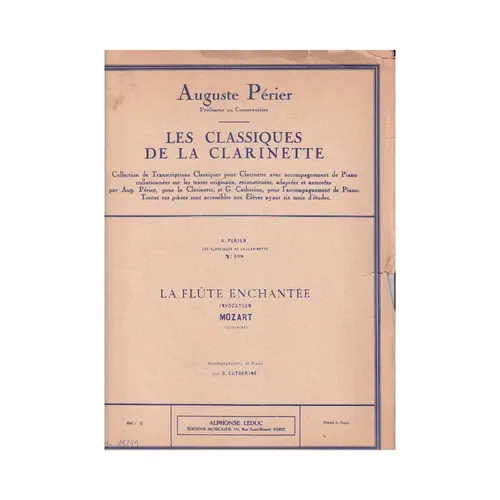 La Flute Enchantee -Invocation