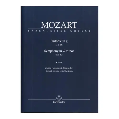 Symphony in G minor n.40 KV 550  - Study Score
