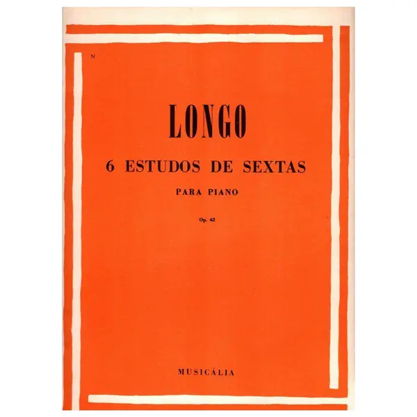 6 Estudos De Sextas - Op.42 - Exemplar Antigo