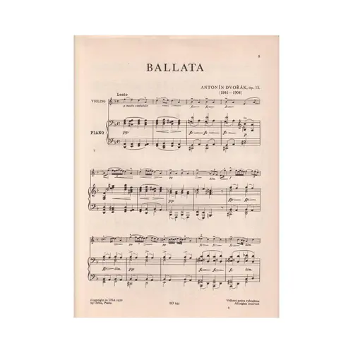 Ballata Op. 15