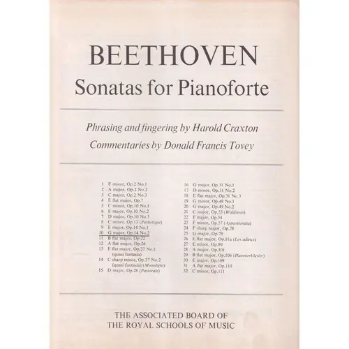 Sonata G Maior - Op.14 N.2