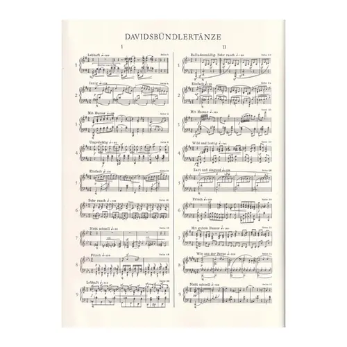 Davidsbundlertanze - Op.6