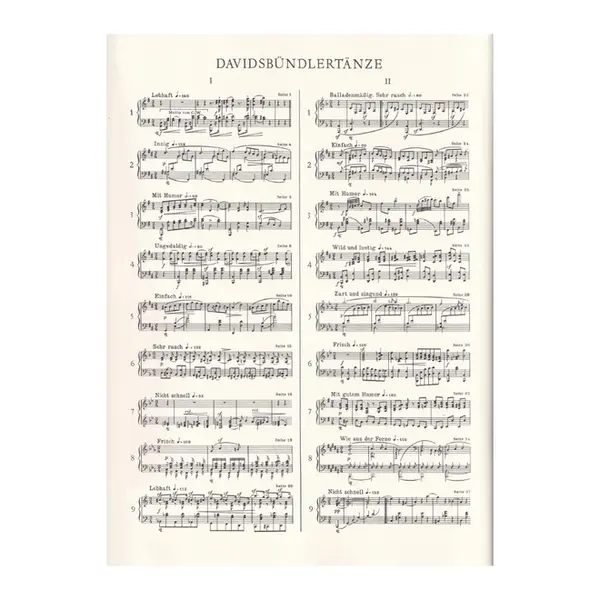 Davidsbundlertanze - Op.6