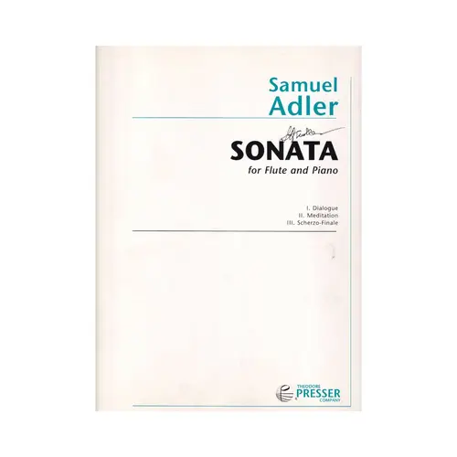 Sonata For Flute And Piano