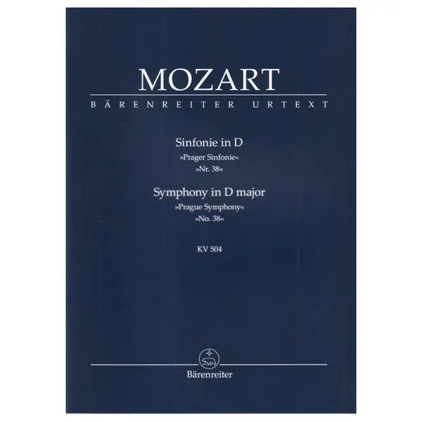 Symphony In D Major - Prague Symphony N.38 - Kv 504 - Study Score