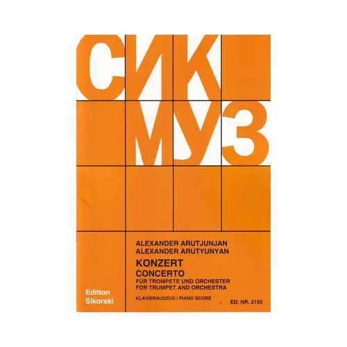 Concerto For Trumpet And Orchestra - Piano Score