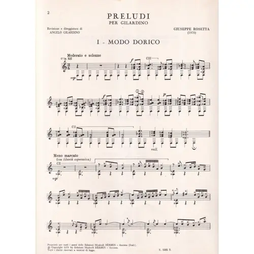 Preludi Per Gilardino