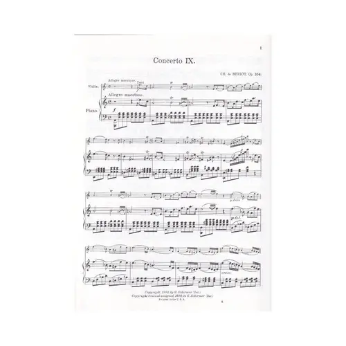 Concerto N. Ix Op. 104