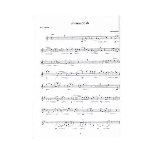 International And Classics Favorites For Clarinet Solo
