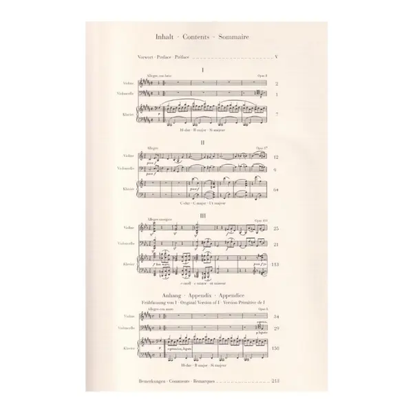 Klaviertrios - Urtext