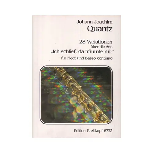 28 Variationen Fur Flute E Basso Continuo