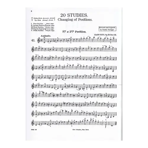 Studies For Violin - Op.32 part 3