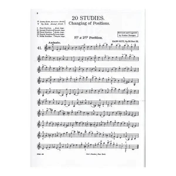 Studies For Violin - Op.32 part 3