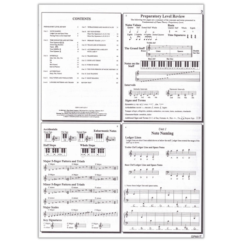 Fundamentals Of Piano Theory - Level 1 - Teacher - Fundamentals Of ...