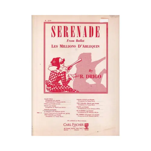 Serenade From Ballet Les Millions