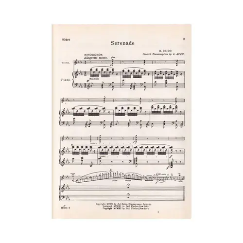 Serenade From Ballet Les Millions
