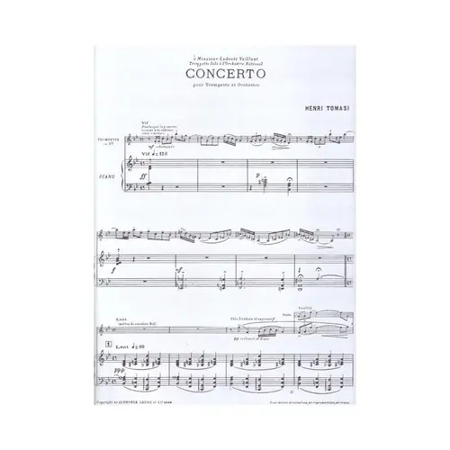 Concerto Pour Trompette Et Orchestre