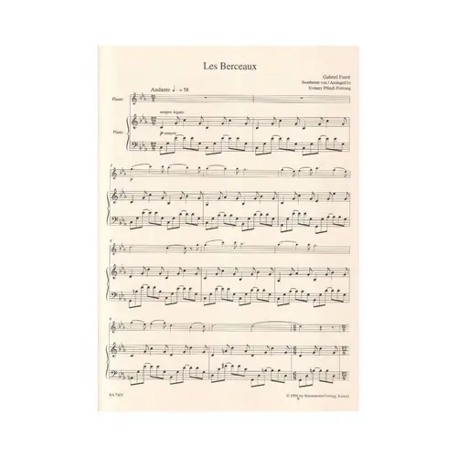 4 Melodies For Flute And Piano