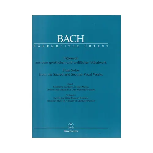 Flute solos from the sacred and secular vocal works Vol.1