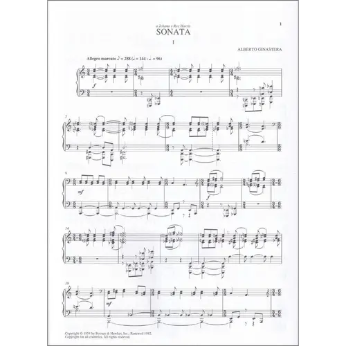 Sonata N.1 For Piano - Op.22