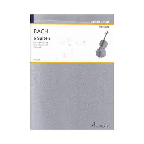 Sechs Suiten fur violoncello solo (Rev. Mainardi)