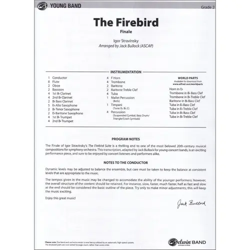 The Firebird Suite - Young Band