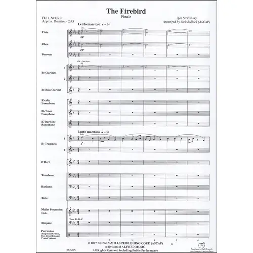 The Firebird Suite - Young Band
