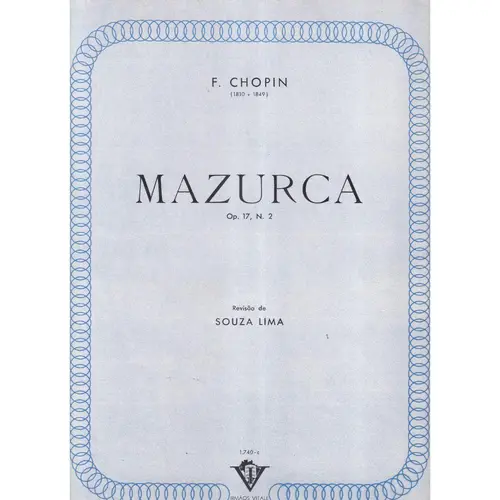 Mazurca - Op.17 N.2 para piano