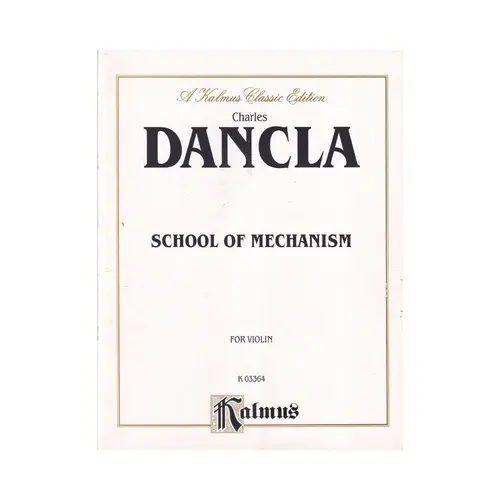 School Of Mechanism For Violin Op.74