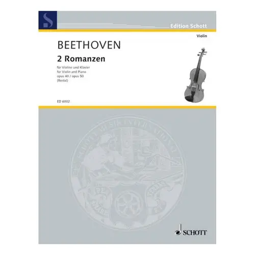 2 Romanzen For Violin Op.40 / Opus 50