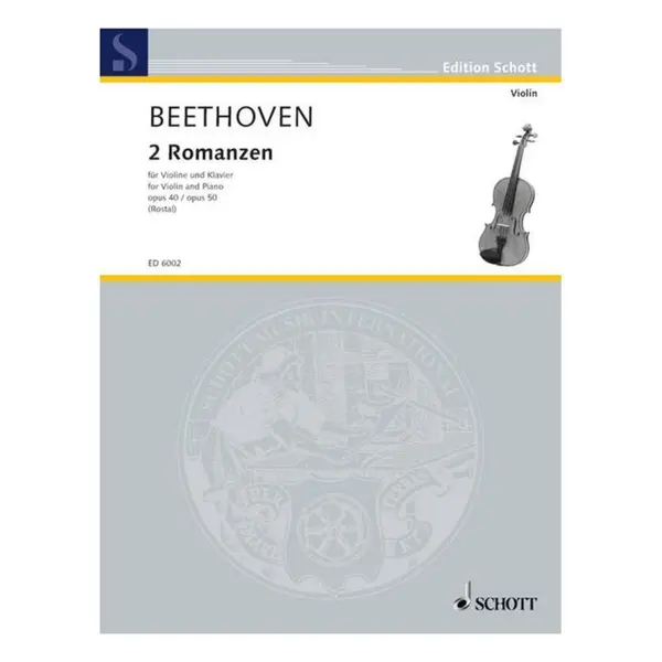 2 Romanzen For Violin Op.40 / Opus 50