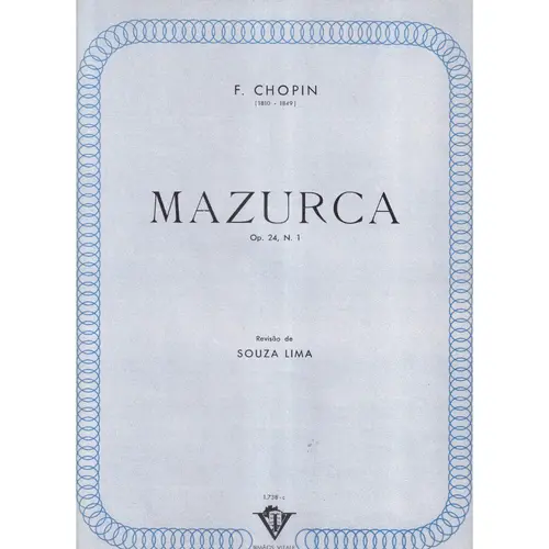 Mazurca - Op.24 N.1 para piano