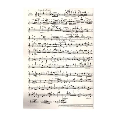 24 caprices for violin