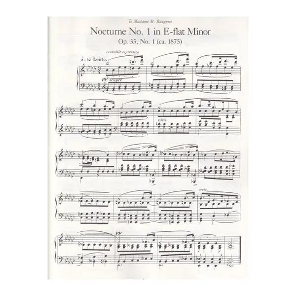 Nocturnes And Barcarolles For Piano Solo