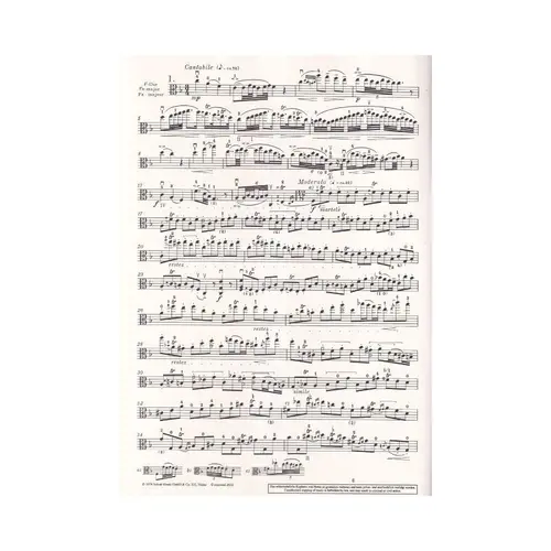24 Capricen For Viola Solo