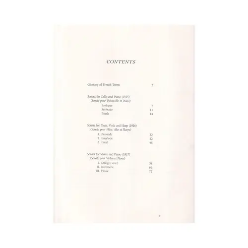 Cello Sonata, Violin Sonata, And Sonata For Flute, Viola And Harp