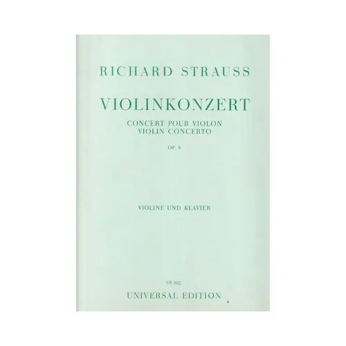 Violinkonzert - Op.8  (Edição Antiga)