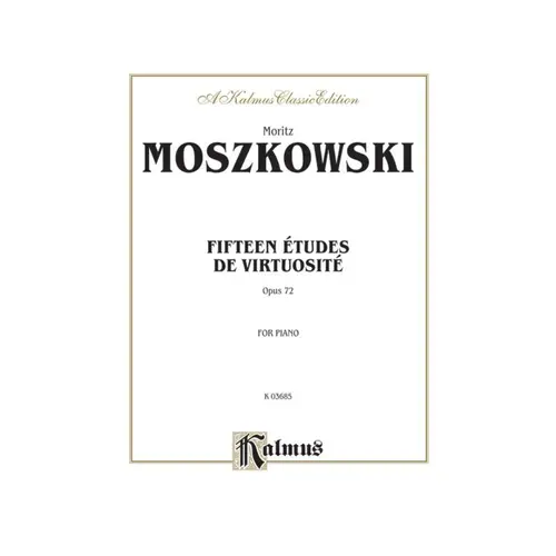 Fiften Études De Virtuosité - Op.72