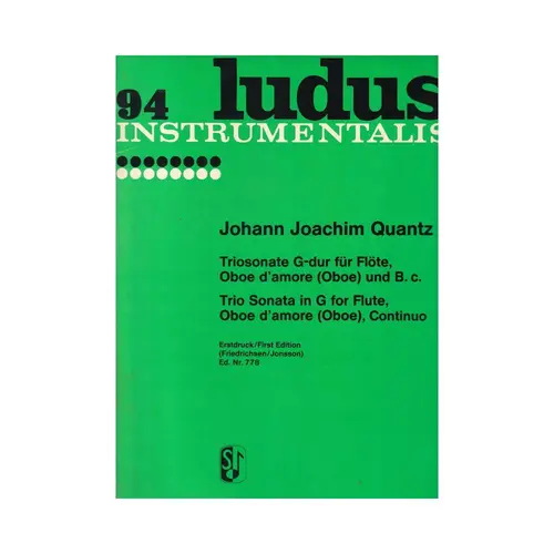 Triosonate G Dur Fur Flote, Oboe D´Amore - Ludus 9