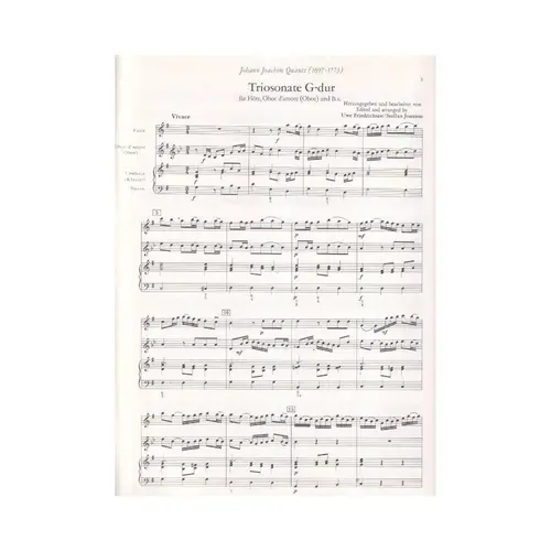Triosonate G Dur Fur Flote, Oboe D´Amore - Ludus 9